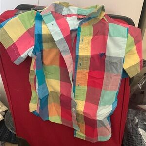 Colorful Plaid Kids Shirt